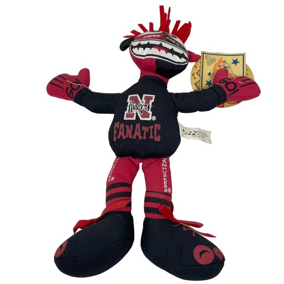 Gametime Nebraska Cornhuskers Home State Face Paintin Fanatic Plush Doll Stuffed - Picture 3 of 10